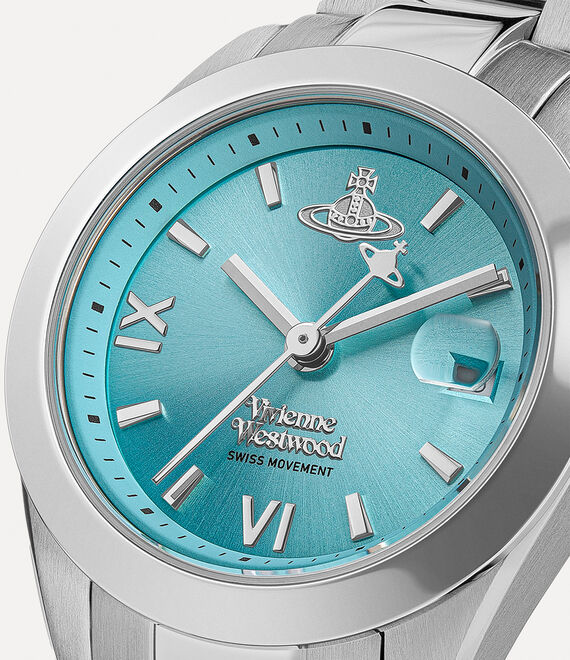 Vivienne Westwood Fenchurch Silver/Turquoise | 285604HAD