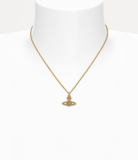 Vivienne Westwood Grace Bas Relief Pendant Necklace Gold | 142357RPE