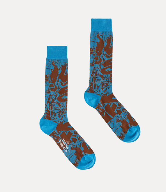 Vivienne Westwood Graffiti Sock Mint | 586293PQY