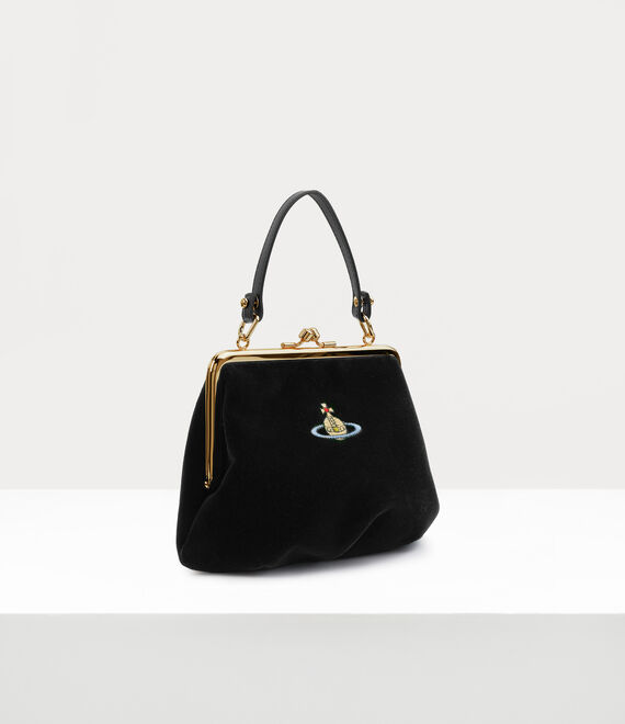 Vivienne Westwood Granny Frame Purse Black | 786390NSV