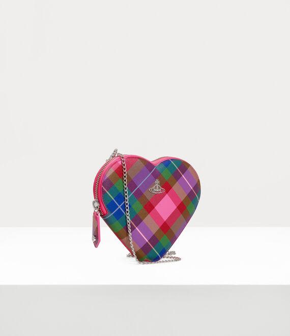 Vivienne Westwood Heart Crossbody Bag Candy Tartan | 981432FOJ