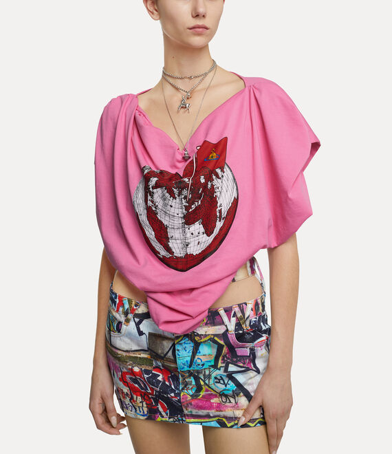 Vivienne Westwood Heart World Heart Top Pink | 702463LQK