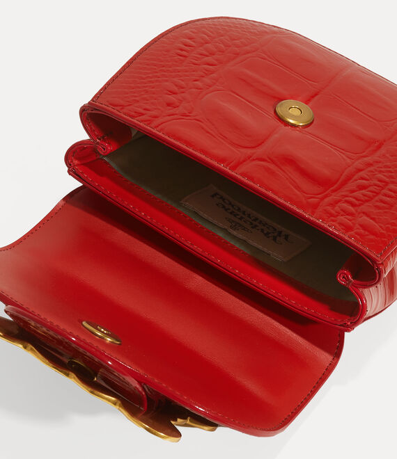 Vivienne Westwood Jodie Saddle Bag Red | 264180VJQ