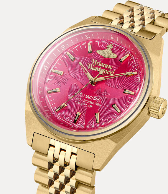 Vivienne Westwood Lady Sydenham Gold/Pink | 392184RZT