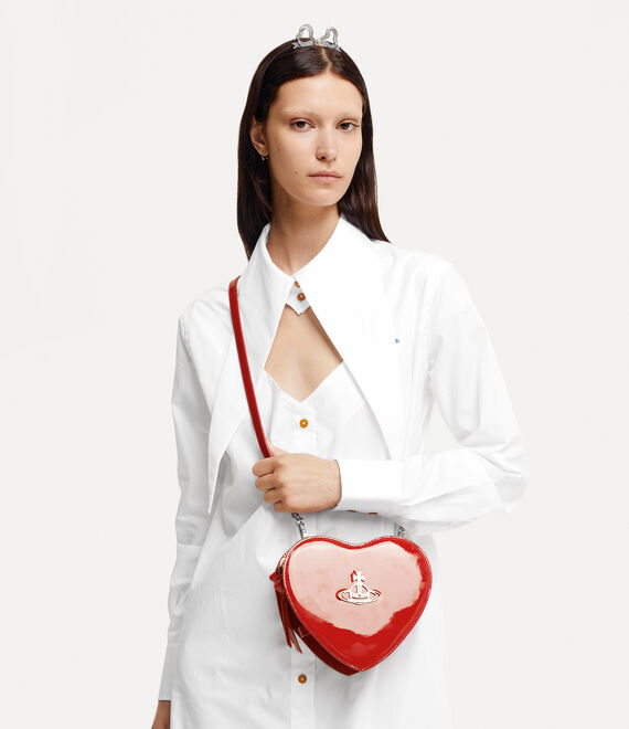 Vivienne Westwood Louise Heart Crossbody Red | 217684QJG