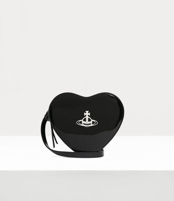 Vivienne Westwood Louise Heart Crossbody Bag Black | 752409OAJ