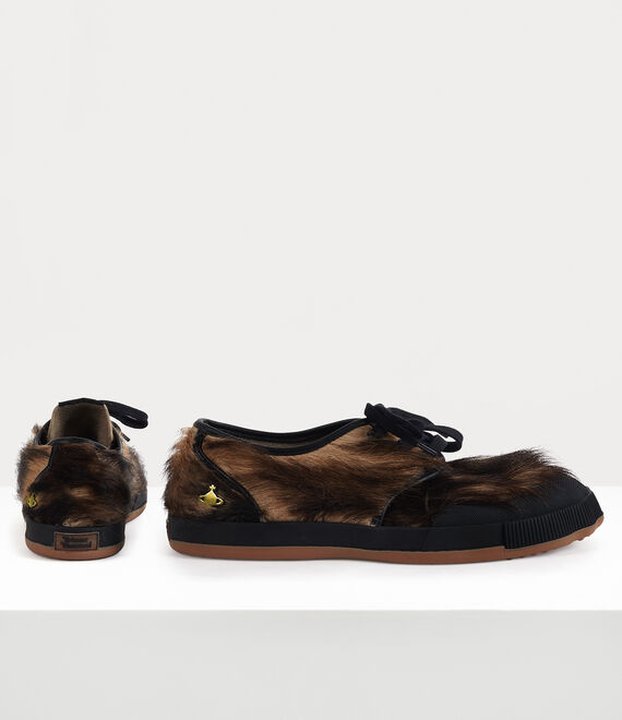 Vivienne Westwood Low-top Animal Gym Derby Shoes Brown | 813972PTA