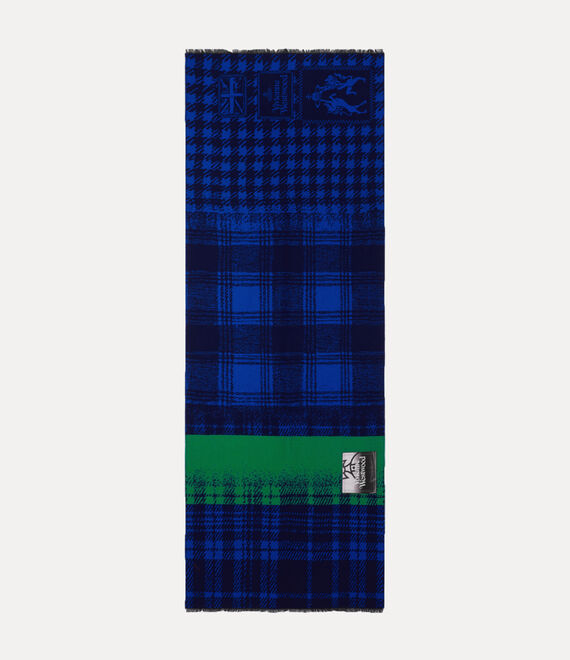 Vivienne Westwood Many Checks Stole Sage | 483675VRU