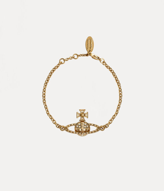 Vivienne Westwood Mayfair Bas Relief Bracelet Gold Crystal Ab | 762814KVD