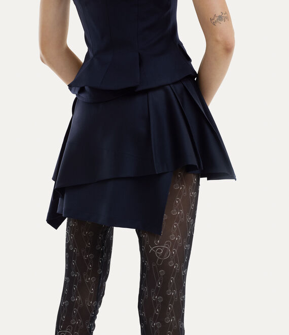 Vivienne Westwood Meghan Kilt Navy | 127098EJG