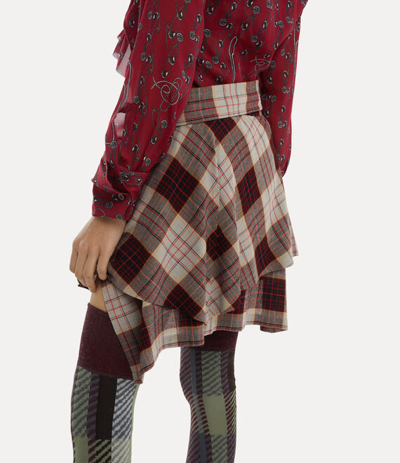 Vivienne Westwood Meghan Kilt Red Check | 517840HCU