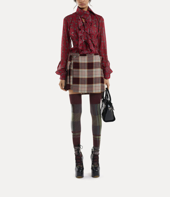 Vivienne Westwood Meghan Kilt Red Check | 517840HCU