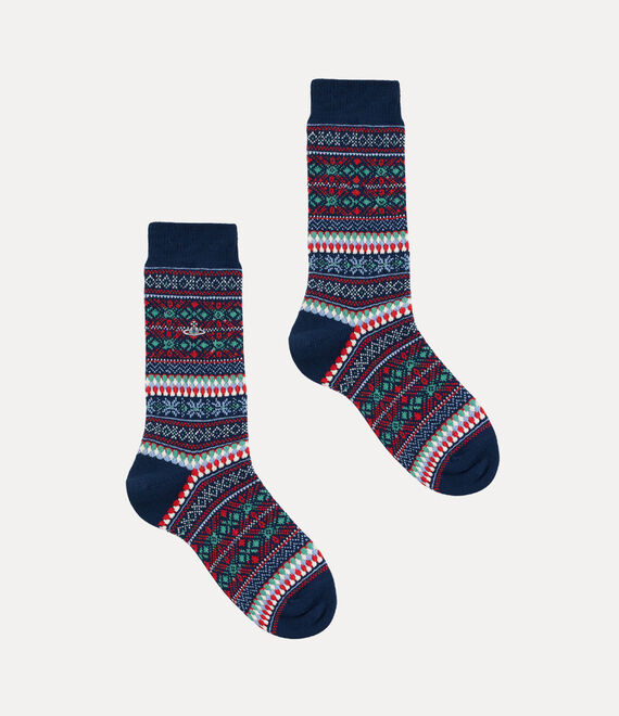 Vivienne Westwood Menso Socks Navy | 142306SIG