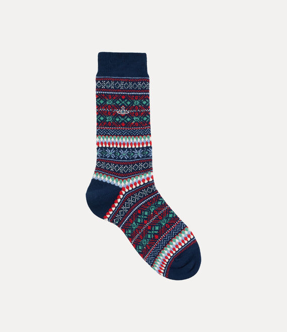 Vivienne Westwood Menso Socks Navy | 142306SIG