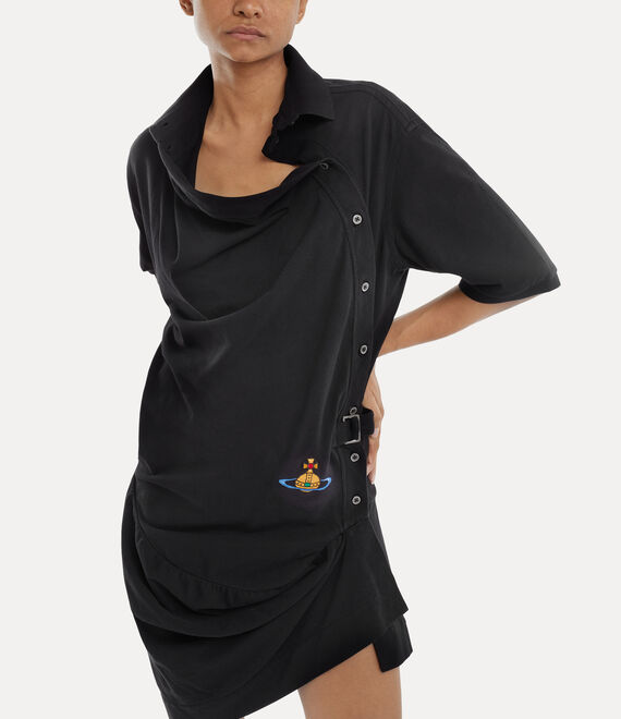 Vivienne Westwood Ming Polo Dress Black | 942130LJX