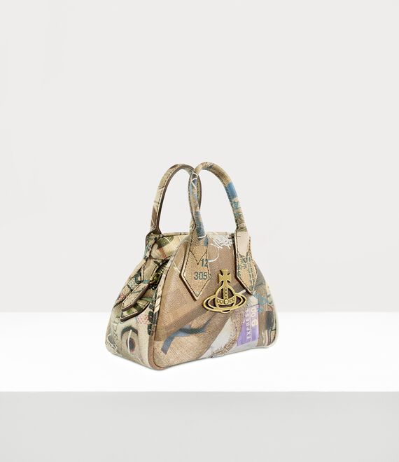 Vivienne Westwood Mini Yasmine Bag Rubbish Print | 923715QFA