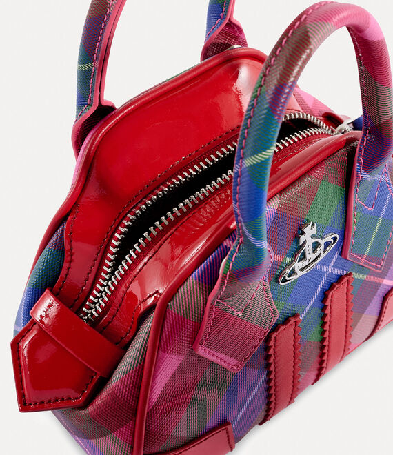 Vivienne Westwood Mini Yasmine Chain Bag Candy Tartan | 903256TOQ