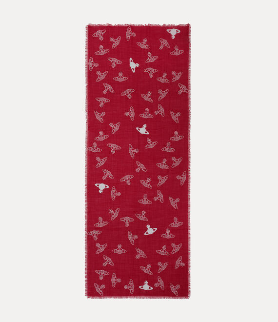 Vivienne Westwood Orb Stole Red | 419235HVY