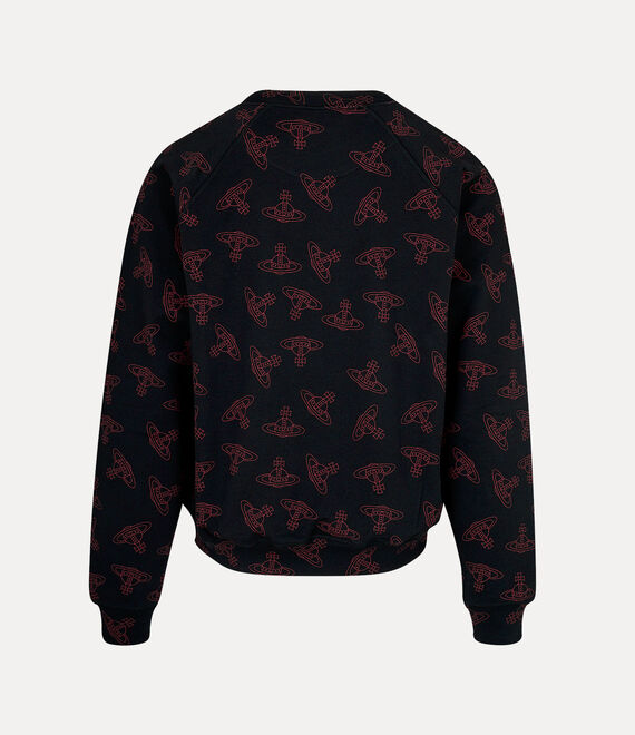 Vivienne Westwood Raglan Sweatshirt Black/Red | 104976USA