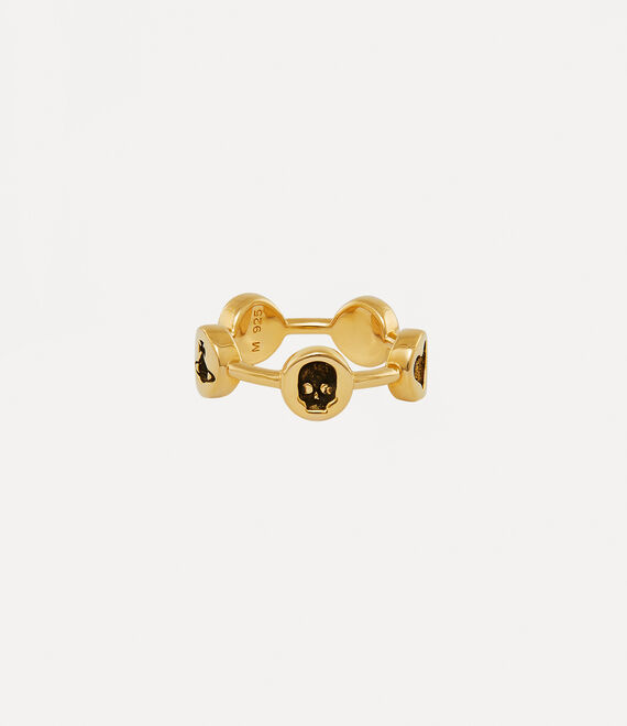 Vivienne Westwood Ramaa Ring Gold / Black Patina | 125308TCN