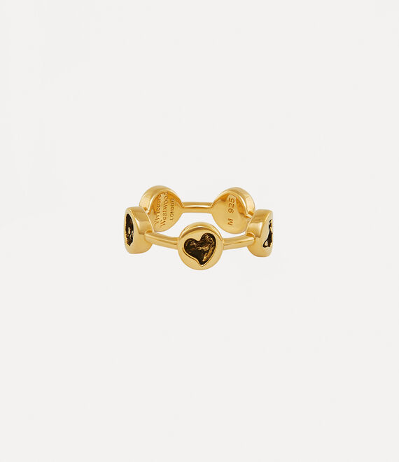 Vivienne Westwood Ramaa Ring Gold / Black Patina | 125308TCN