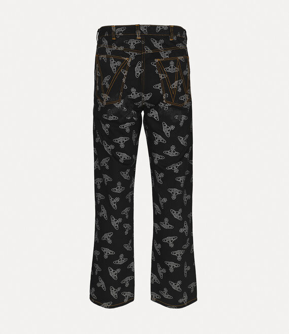 Vivienne Westwood Ranch Jeans Black/Orbs | 785402XOQ