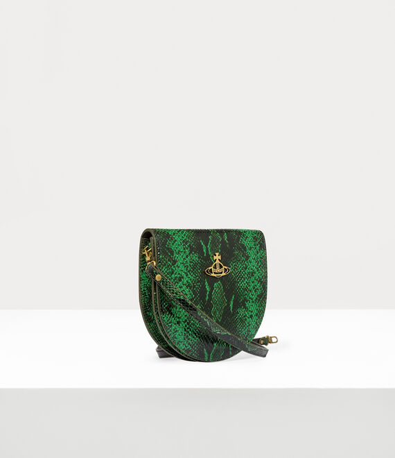 Vivienne Westwood Saddle Crossbody Bag Green | 612539ZUK