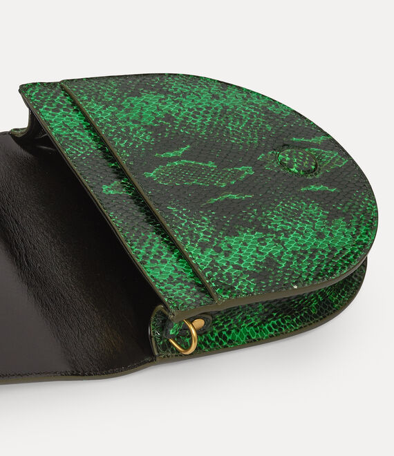 Vivienne Westwood Saddle Crossbody Bag Green | 612539ZUK