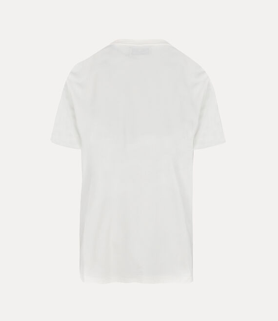 Vivienne Westwood Safety Pin Orb Classic T-shirt White | 309528PRD