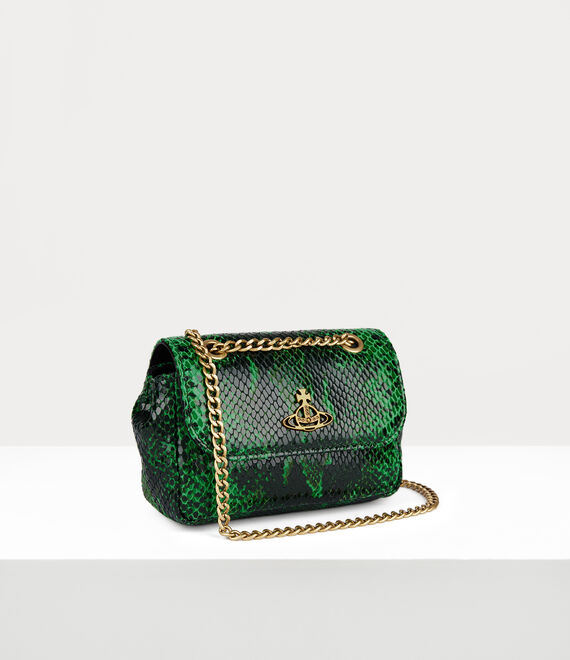 Vivienne Westwood Small Purse With Chain Green | 017865VBO