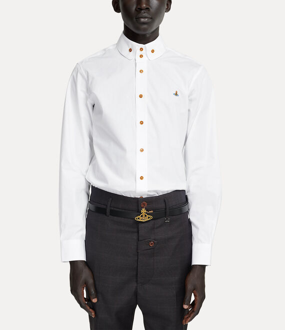 Vivienne Westwood Two Button Krall Shirt White | 627543UFE