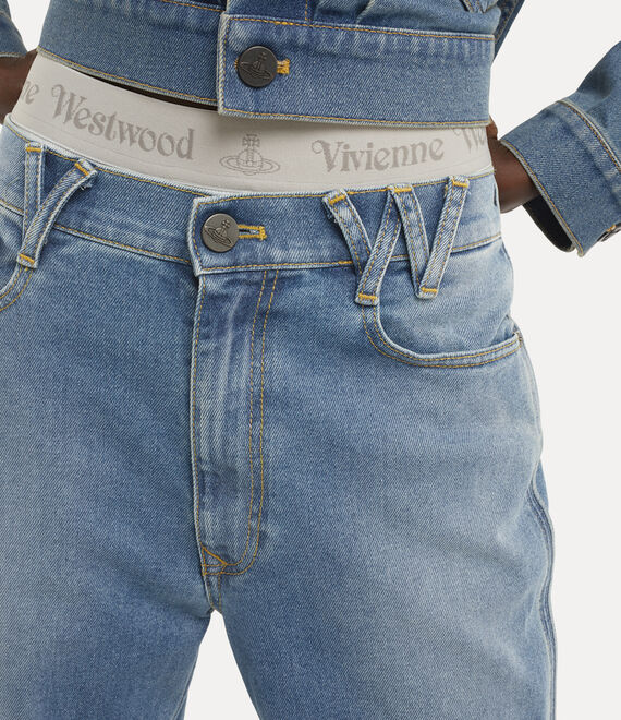 Vivienne Westwood W Ray 5 Pocket Jeans Blue | 584716ZMS