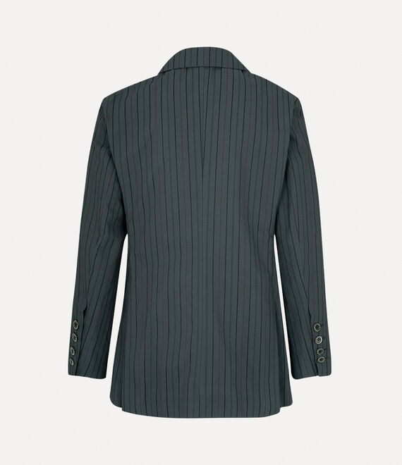 Vivienne Westwood Wreck Jacket Grey Stripes | 467503PCG